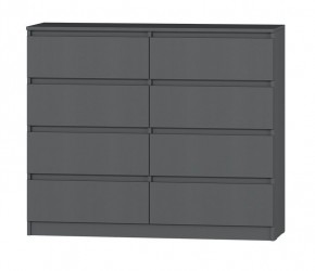 МС "Хилтон" Комод №3 1200 (8 ящ.) графит в Пойковском - poikovskii.ok-mebel.com | фото 2