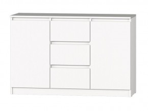 МС "Хилтон" Комод №4 1200 (белый текстурный) в Пойковском - poikovskii.ok-mebel.com | фото 2