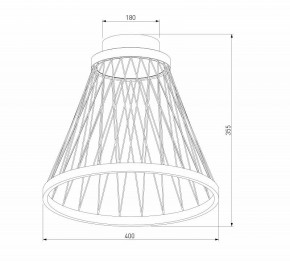 Накладной светильник Eurosvet Cesta 40018/1 LED коричневый в Пойковском - poikovskii.ok-mebel.com | фото 4