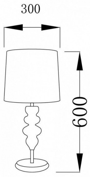 Настольная лампа декоративная Lucia Tucci Bristol 8 BRISTOL T897.1 в Пойковском - poikovskii.ok-mebel.com | фото 3
