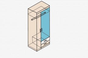 НИКА Н10з Шкаф для одежды в Пойковском - poikovskii.ok-mebel.com | фото 4