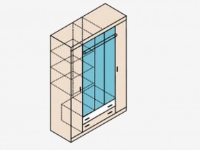 НИКА Н13 Шкаф для одежды в Пойковском - poikovskii.ok-mebel.com | фото 5