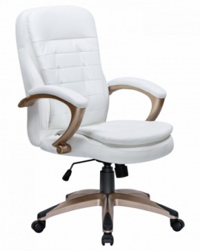 Офисное кресло для руководителей DOBRIN DONALD LMR-106B белый в Пойковском - poikovskii.ok-mebel.com | фото 2