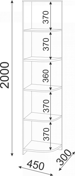 Подростковая ОСТИН (модульная) в Пойковском - poikovskii.ok-mebel.com | фото 32