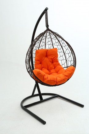 Подвесное кресло Бароло (коричневый/оранжевый) в Пойковском - poikovskii.ok-mebel.com | фото