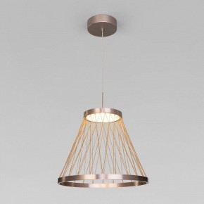 Подвесной светильник Eurosvet Cesta 40016/1 LED коричневый в Пойковском - poikovskii.ok-mebel.com | фото 2