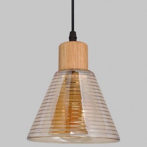 Подвесной светильник Imex MD.5870 MD.5870-1-P-WOOD+BK в Пойковском - poikovskii.ok-mebel.com | фото