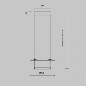 Подвесной светильник Maytoni Ambience MOD280PL-L23B3K1 в Пойковском - poikovskii.ok-mebel.com | фото 4