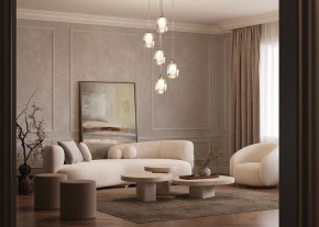 Подвесной светильник Maytoni Aura MOD016PL-05BS в Пойковском - poikovskii.ok-mebel.com | фото 4