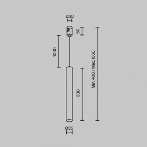 Подвесной светильник Maytoni Focus Led TR155-1-5W3K-BS в Пойковском - poikovskii.ok-mebel.com | фото 4