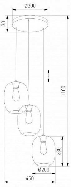 Подвесной светильник TK Lighting Elio 5973 Elio в Пойковском - poikovskii.ok-mebel.com | фото 3
