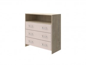 PROxSON Комод Varna (ЛДСП Бунратти+ткань Бунратти/Ultra Суфле) 90x40 в Пойковском - poikovskii.ok-mebel.com | фото