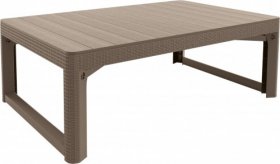 Раскладной стол Лион с регулируемой высотой столешницы (Lyon rattan table) капучино (h400/650) в Пойковском - poikovskii.ok-mebel.com | фото 4