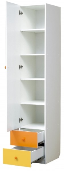 Шкаф 1-но дверный с ящиками Радуга (400) в Пойковском - poikovskii.ok-mebel.com | фото 2