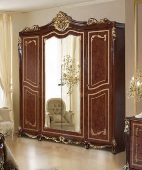 Шкаф 4-х дверный с зеркалами (19.144) Джоконда в Пойковском - poikovskii.ok-mebel.com | фото
