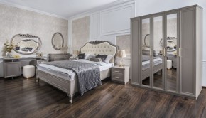 Шкаф 5-ти ств с зеркалами Мокко (серый камень) в Пойковском - poikovskii.ok-mebel.com | фото 4