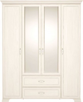 Шкаф для одежды 4-х дверный с зеркалом Венеция 2 бодега в Пойковском - poikovskii.ok-mebel.com | фото