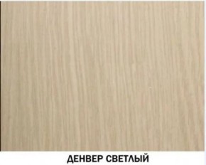 Шкаф для одежды №614 "Инна" Денвер светлый (*без полок) в Пойковском - poikovskii.ok-mebel.com | фото 2