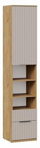 Шкаф комбинированный Хилтон Исп. 2 в Пойковском - poikovskii.ok-mebel.com | фото 2
