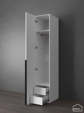 Шкаф Linnea MHR-1-3 2050х400х510 (Белый-М 11.1.2) в Пойковском - poikovskii.ok-mebel.com | фото 7