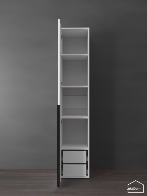 Шкаф Linnea MHR-1-3 2050х400х510 (Белый-М 11.1.2) в Пойковском - poikovskii.ok-mebel.com | фото 7