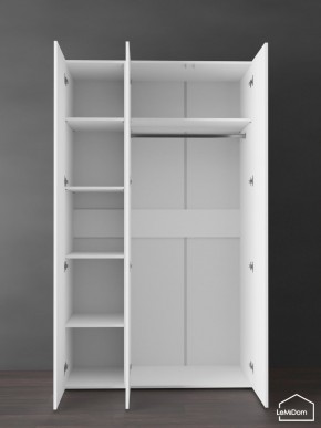 Шкаф Linnea MHR-3PO-1 2050х1200х510 (Белый-М 11.1.2) в Пойковском - poikovskii.ok-mebel.com | фото 5