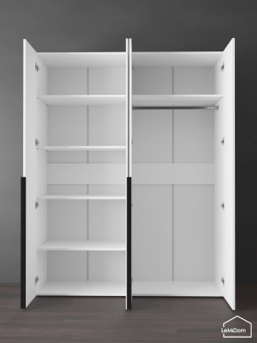 Шкаф Linnea MHR-4-1 2050х1600х510 (Белый-М 11.1.2) в Пойковском - poikovskii.ok-mebel.com | фото 4
