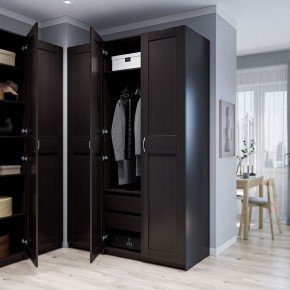 Шкаф МАКС однодверный, цвет Дуб Венге в Пойковском - poikovskii.ok-mebel.com | фото 4