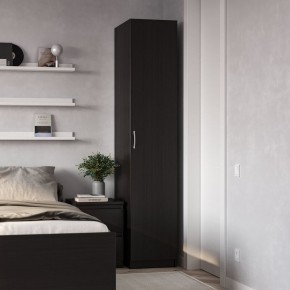 Шкаф ПЕГАС однодверный, цвет Дуб Венге в Пойковском - poikovskii.ok-mebel.com | фото 4