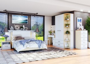 Шкаф "Милана" 2-х створчатый с 2 ящиками в Пойковском - poikovskii.ok-mebel.com | фото 2