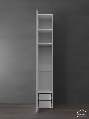 Шкаф с антресолью Linnea MHR-1POA-3 2450х400х510 (Белый-М 11.1.1) в Пойковском - poikovskii.ok-mebel.com | фото 5