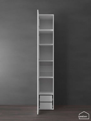 Шкаф с антресолью Linnea MHR-1POA-4 2450х400х510 (Белый-М 11.1.1) в Пойковском - poikovskii.ok-mebel.com | фото 6