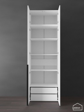 Шкаф с антресолью Linnea MHR-2A-4 2450х800х510 (Белый-М 11.1.2) в Пойковском - poikovskii.ok-mebel.com | фото 6