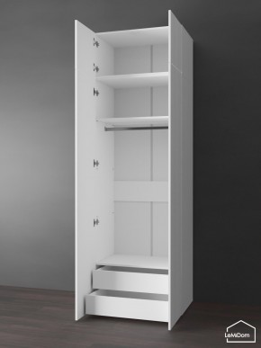 Шкаф с антресолью Linnea MHR-2POA-3 2450х800х510 (Белый-М 11.1.1) в Пойковском - poikovskii.ok-mebel.com | фото 6