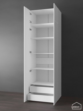 Шкаф с антресолью Linnea MHR-2POA-4 2450х800х510 (Белый-М 11.1.1) в Пойковском - poikovskii.ok-mebel.com | фото 5