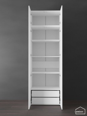 Шкаф с антресолью Linnea MHR-2POA-4 2450х800х510 (Белый-М 11.1.1) в Пойковском - poikovskii.ok-mebel.com | фото 6