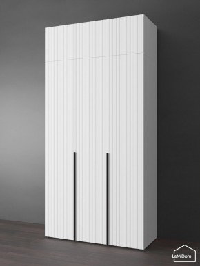 Шкаф с антресолью Linnea MHR-3A-1 2450х1200х510 (Белый-М 11.1.2) в Пойковском - poikovskii.ok-mebel.com | фото