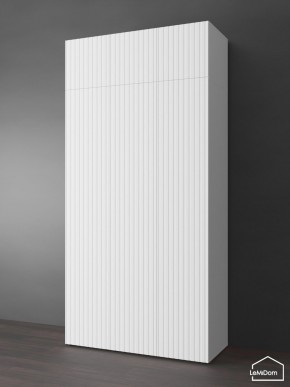 Шкаф с антресолью Linnea MHR-3POA-2 2450х1200х510 (Белый-М 11.1.2) в Пойковском - poikovskii.ok-mebel.com | фото