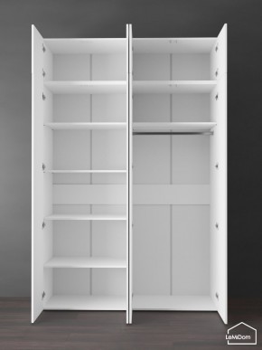 Шкаф с антресолью Linnea MHR-4POA-1 2450х1600х510 (Белый-М 11.1.2) в Пойковском - poikovskii.ok-mebel.com | фото 4