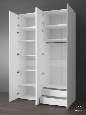 Шкаф с антресолью Linnea MHR-4POA-2 2450х1600х510 (Белый-М 11.1.2) в Пойковском - poikovskii.ok-mebel.com | фото 6