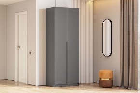 Шкаф ШК-5 + 2 полки (800) Графит серый в Пойковском - poikovskii.ok-mebel.com | фото 2