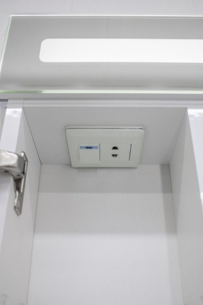 Шкаф-зеркало Аврора 60 с подсветкой LED Домино (DV8005HZ) в Пойковском - poikovskii.ok-mebel.com | фото 10