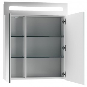 Шкаф-зеркало Аврора 60 с подсветкой LED Домино (DV8005HZ) в Пойковском - poikovskii.ok-mebel.com | фото 2