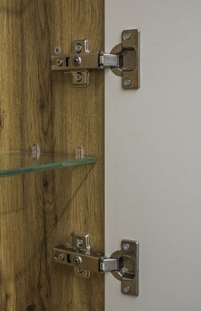 Шкаф-зеркало Craft 100 левый/правый Домино (DCr2206HZ) в Пойковском - poikovskii.ok-mebel.com | фото 9