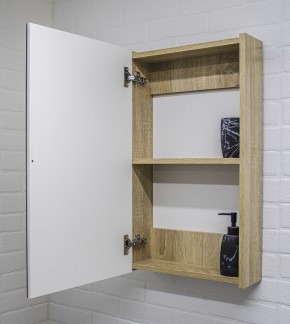 Шкаф-зеркало Мечта 50 Дуб сонома АЙСБЕРГ (DM2318HZ) в Пойковском - poikovskii.ok-mebel.com | фото 4