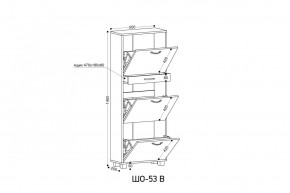 ШО-53 В тумба для обуви в Пойковском - poikovskii.ok-mebel.com | фото 3