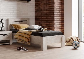 СОРЕНТО МС Кровать 1800 каркас (Дуб бонифаций) в Пойковском - poikovskii.ok-mebel.com | фото