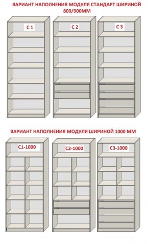 Спальня Серый камень + Кровать (серии «ГЕСТИЯ») Серый камень/Дуб Небраска натуральный в Пойковском - poikovskii.ok-mebel.com | фото 14