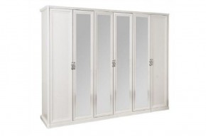 Спальня Мишель 6-ти ств (белый матовый/экокожа) в Пойковском - poikovskii.ok-mebel.com | фото 2