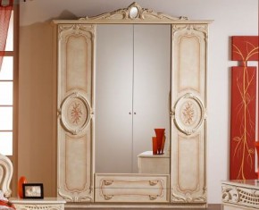 Спальня Роза (комплект 4 дв.) беж в Пойковском - poikovskii.ok-mebel.com | фото 2